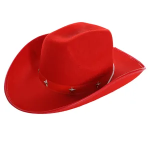 Red Star Studded Cowboy Hat