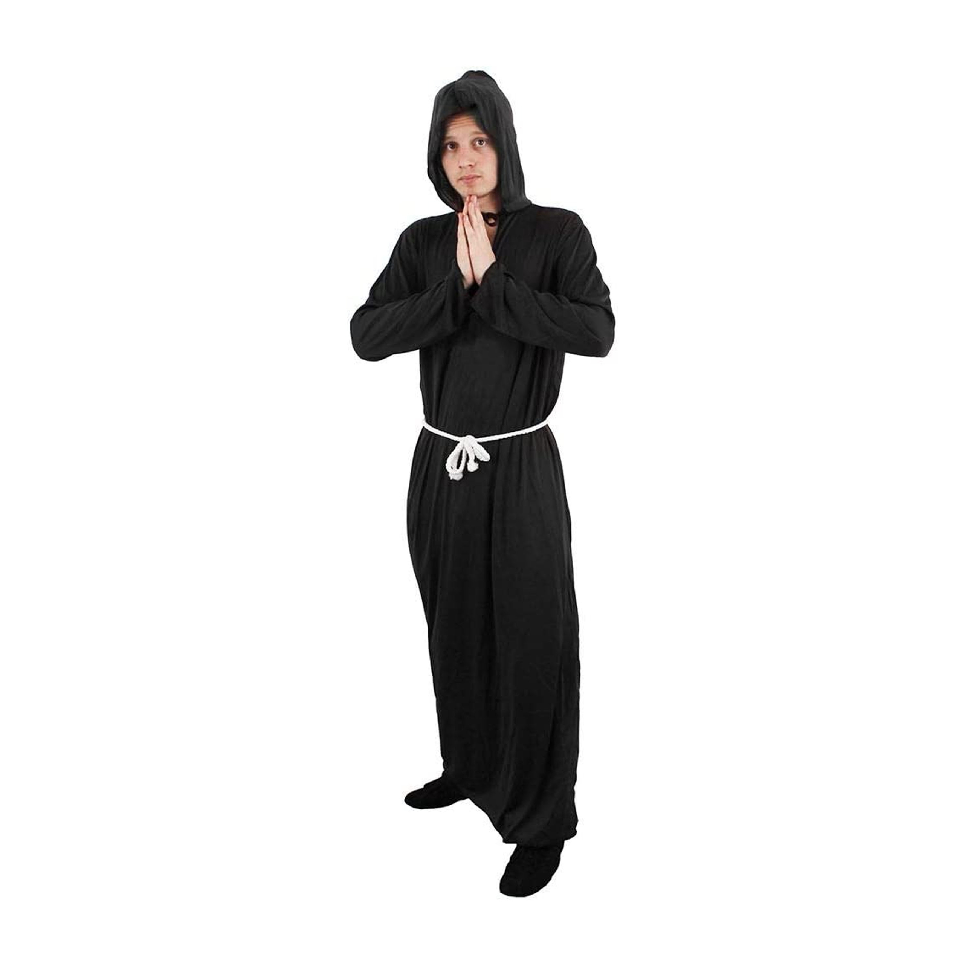 Adults Black Monk Costume