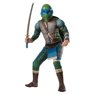 Deluxe Kids Teenage Mutant Ninja Turtles Muscle Padded Leonardo Fancy Dress