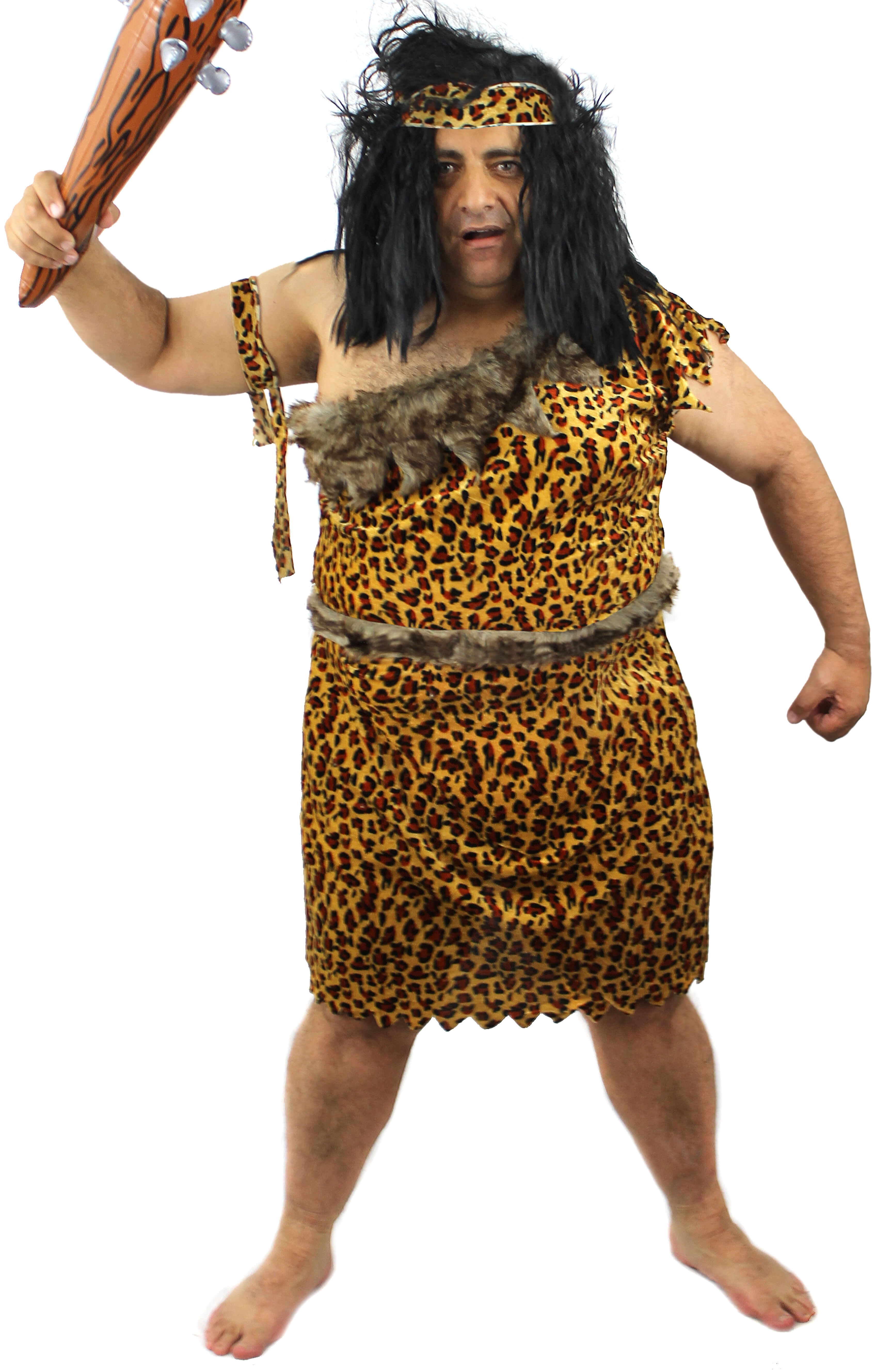 Mens Plus Size Caveman Costume