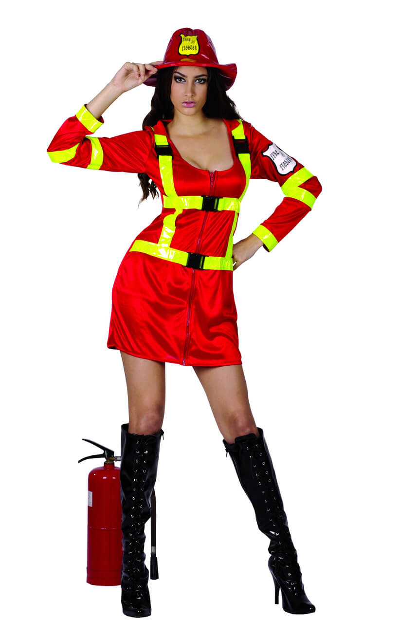 Ladies Firefighter Costume