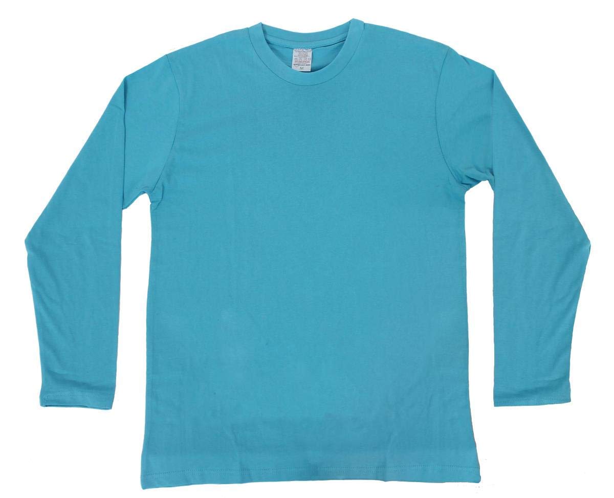 100% Plain Blue Adults T-Shirt