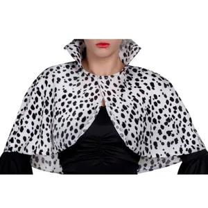 Adults Dalmatian Print Cape