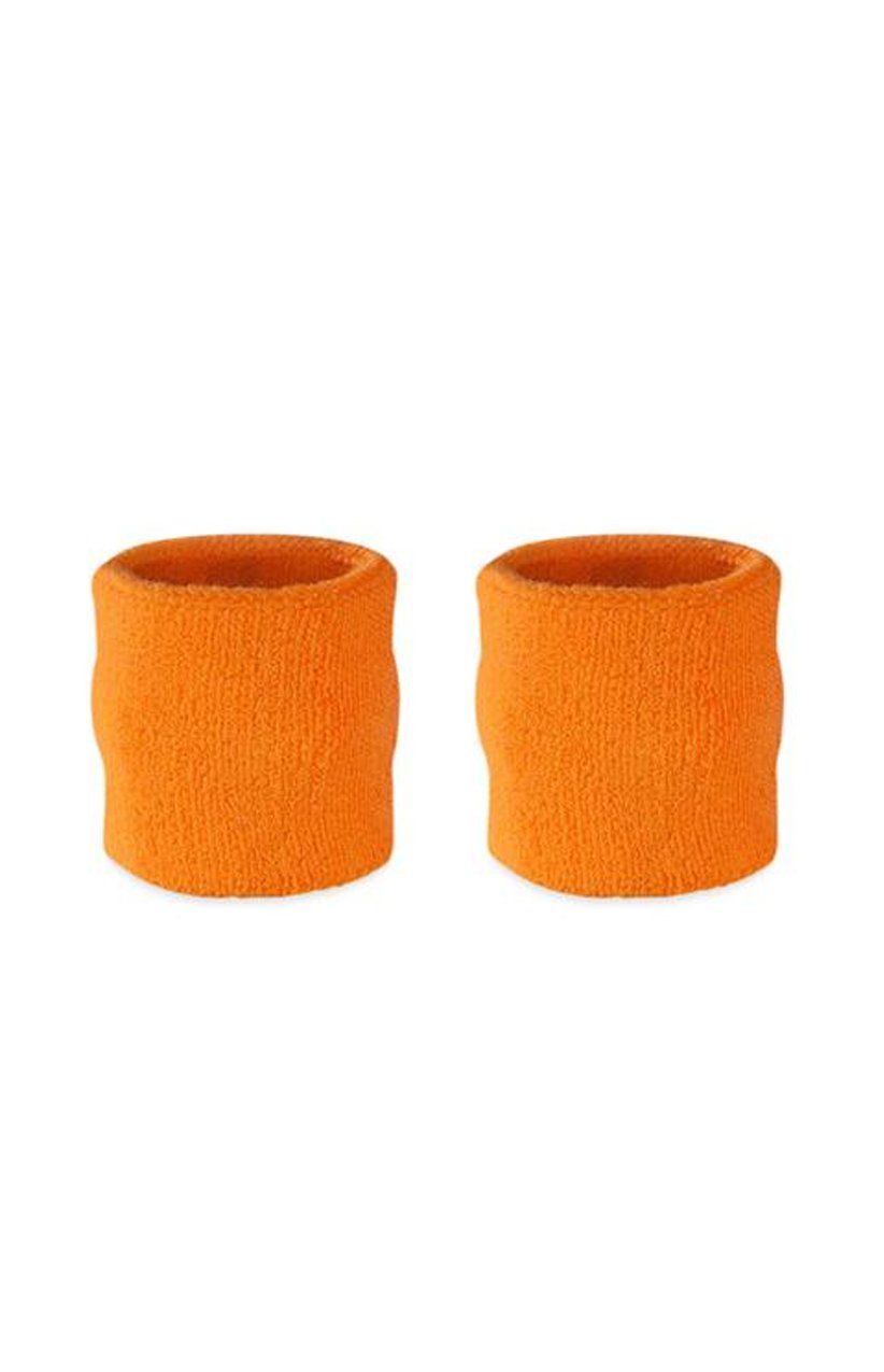 Orange Wristbands Sweatbands