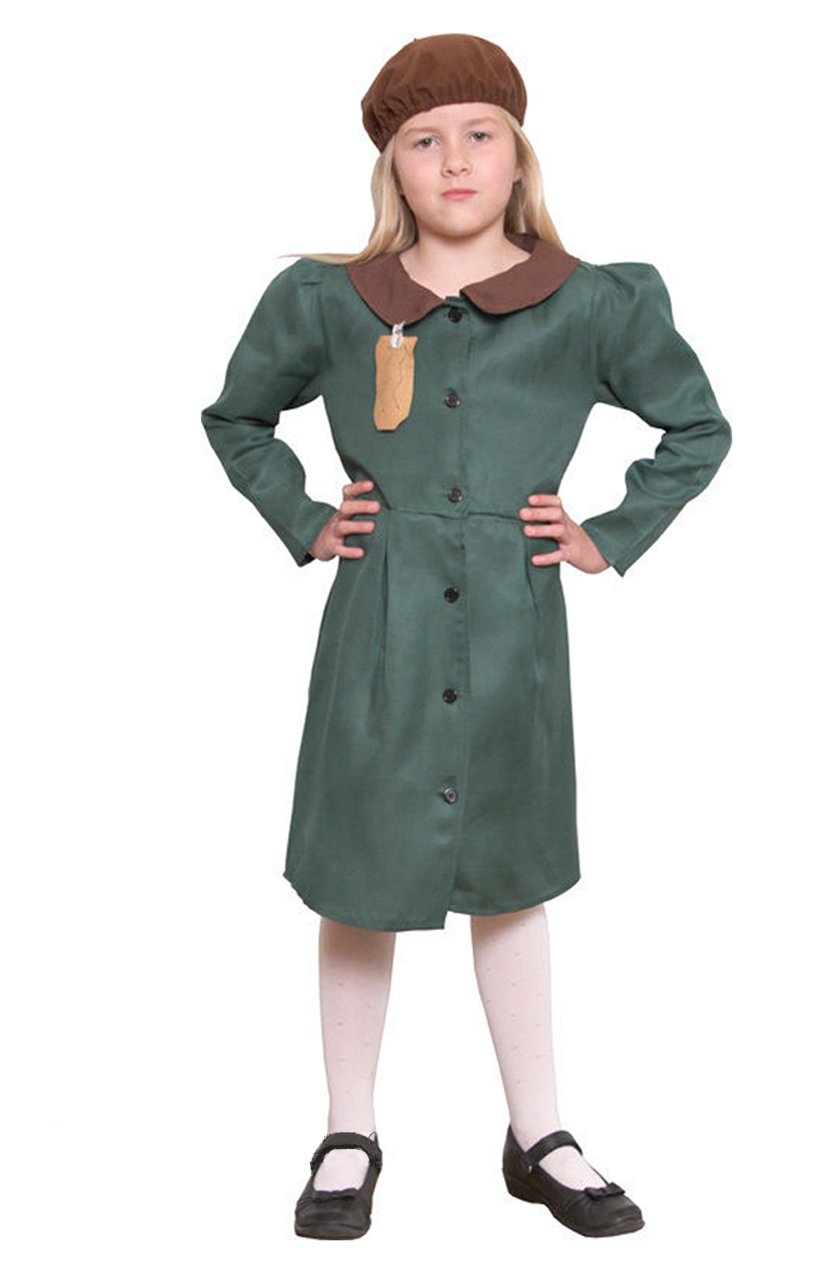 Girls WW2 Evacuee Costume
