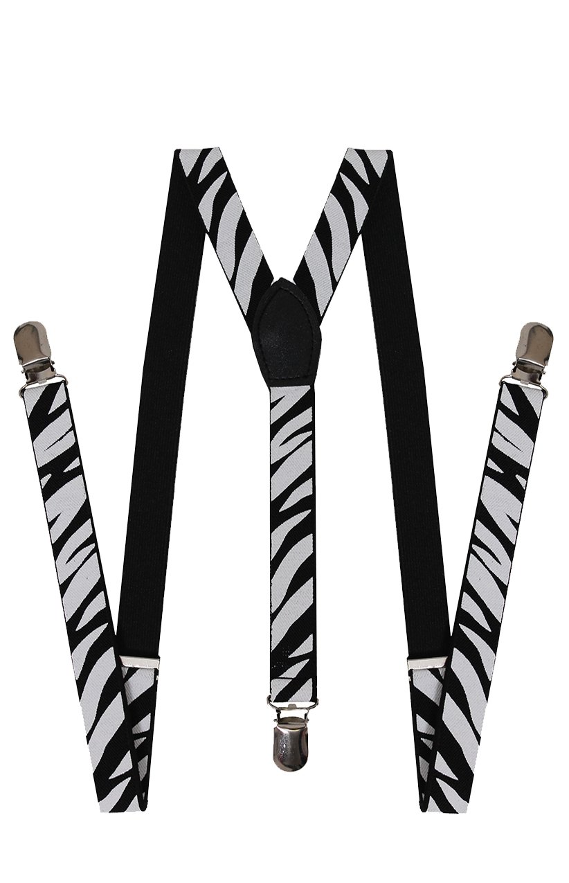 Adjustable Zebra Print Braces