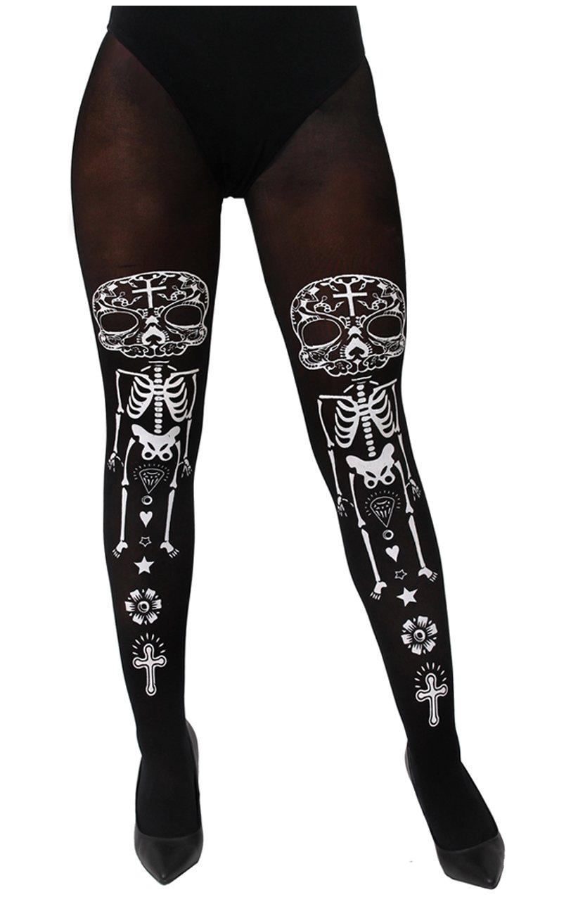 Skeleton Body Tights