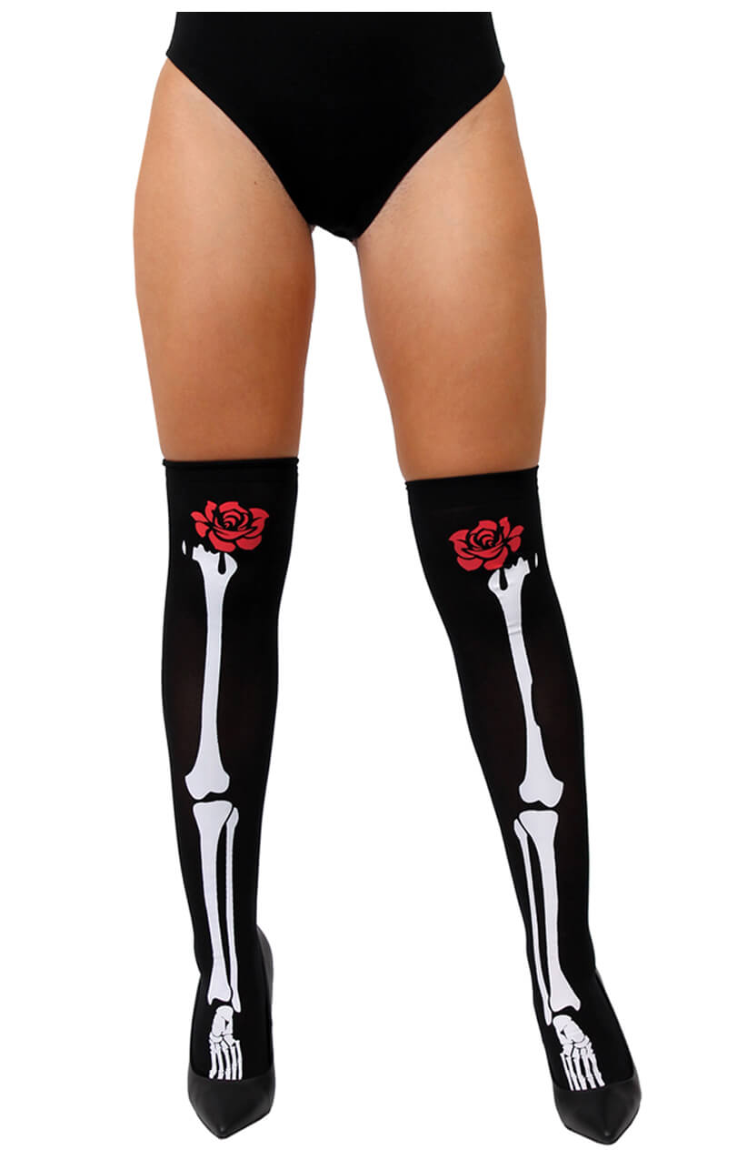 Rose Bones Stockings