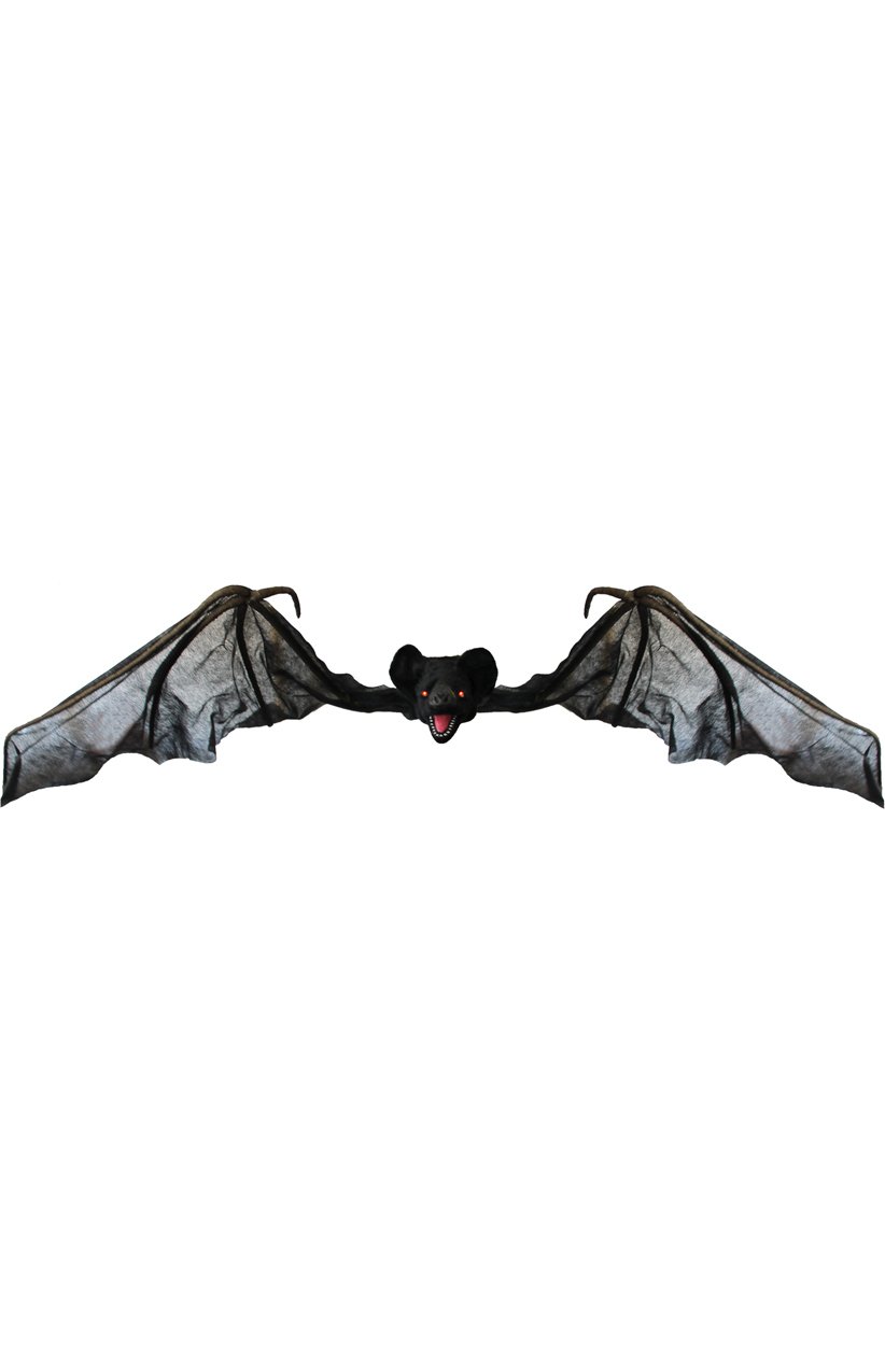 Hanging 5ft long Bat Animated Decoration