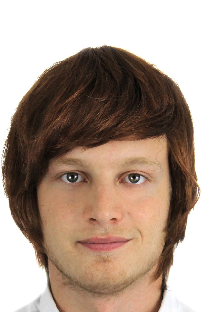 Short Male Wig - Brown