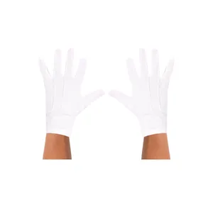 Short White Gloves