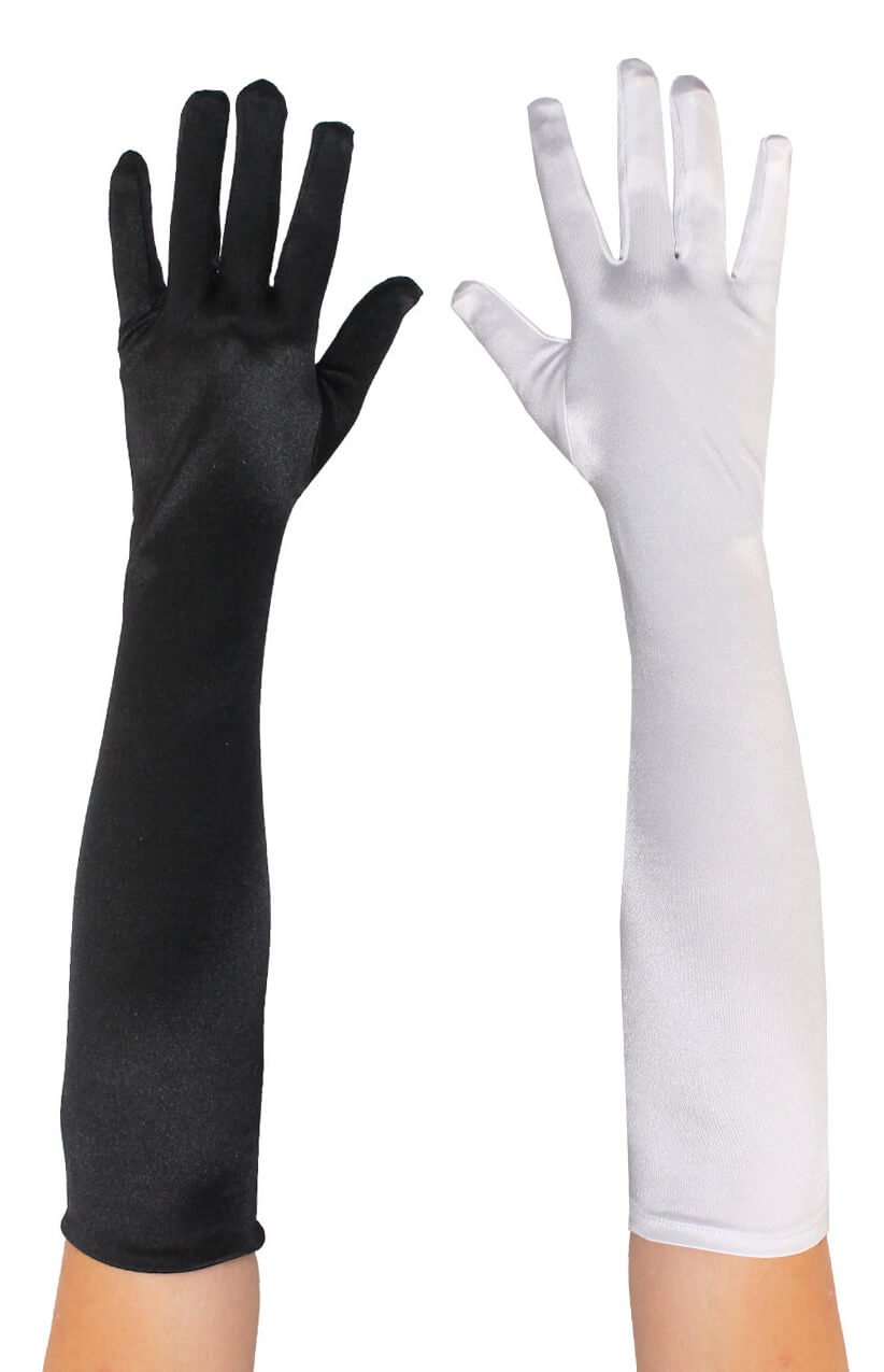 Black and White Gloves