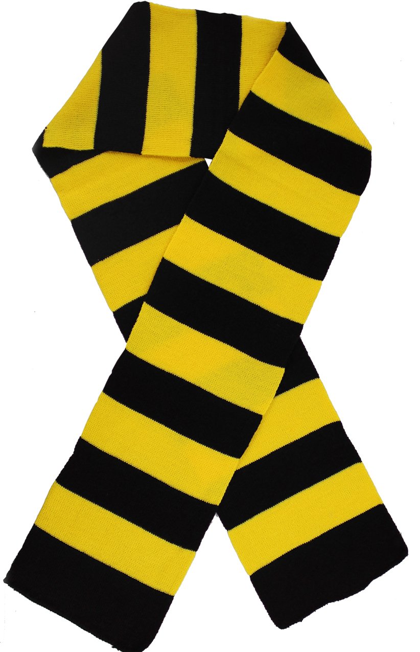 Yellow and Black Scarf