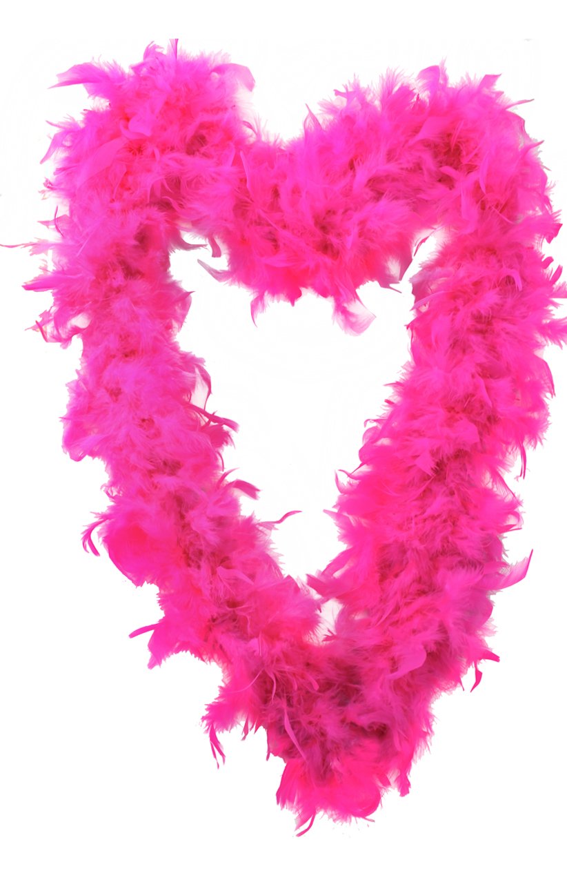 Hot Pink Pink Feather Boa - 80g