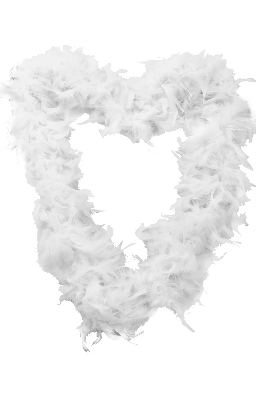 White Feather Boa - 80g