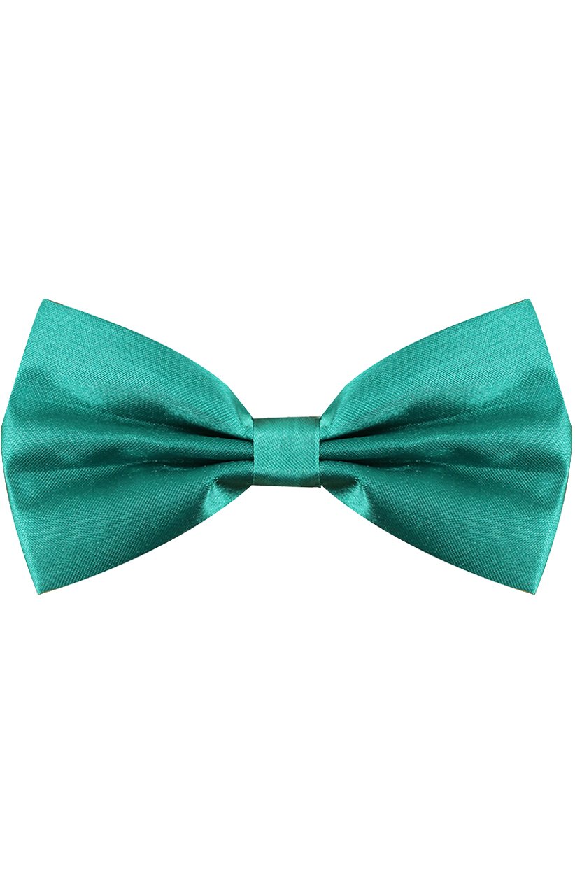 Green Satin Bow Tie