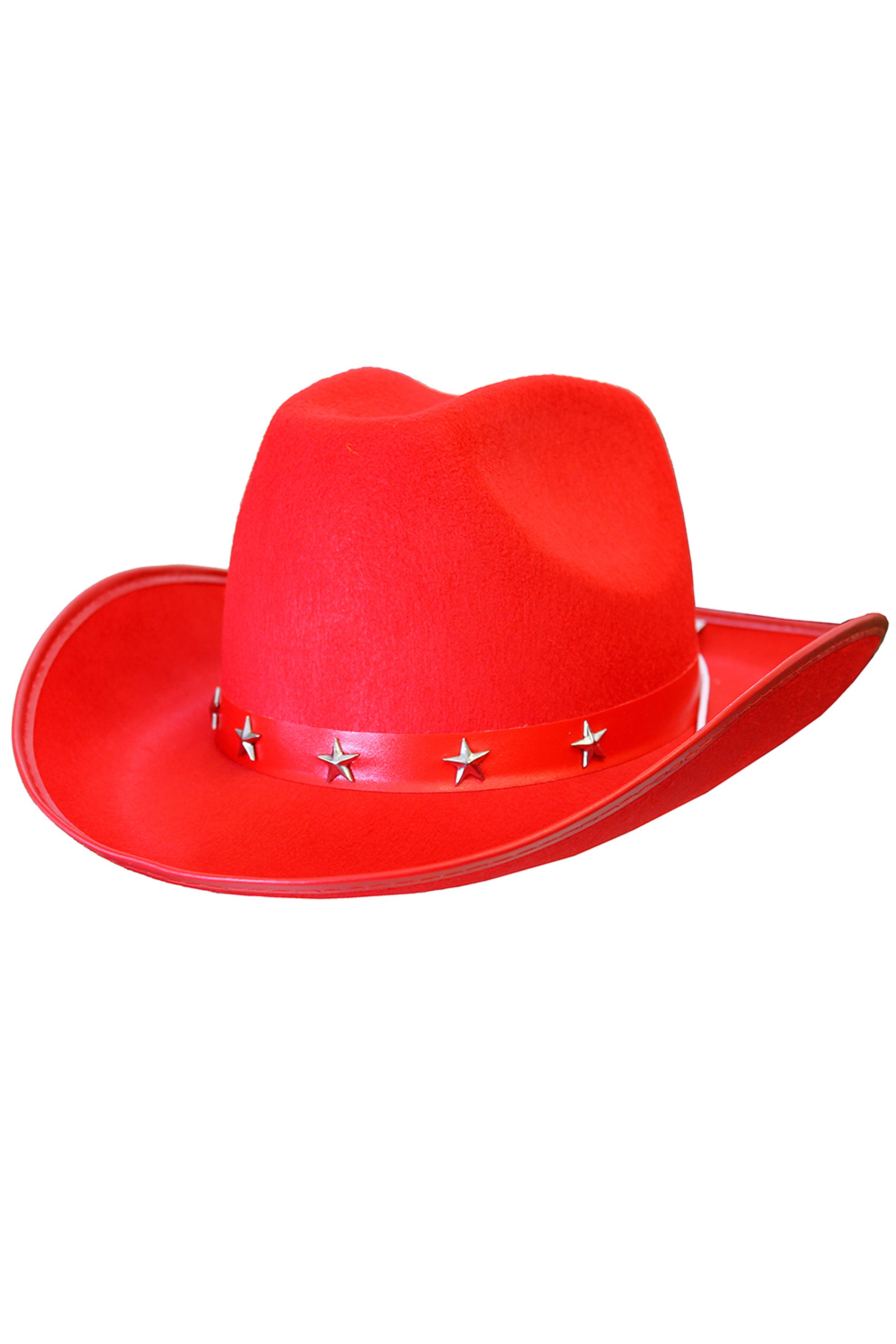 Red Star Studded Cowboy Hat