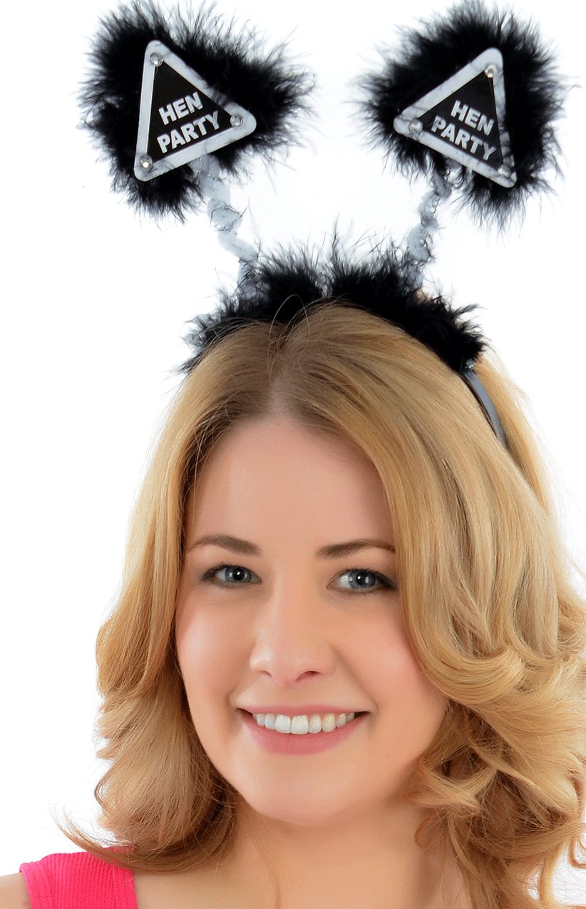 Hen Party Head Bopper Black Headband
