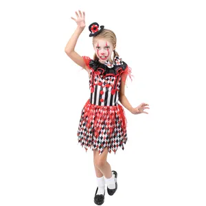 Girls Scary Clown Costume