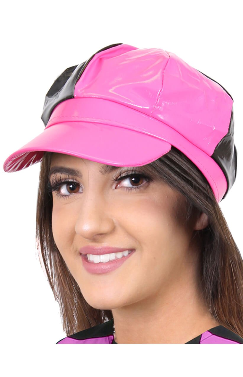 Pink & Black 60's Hat