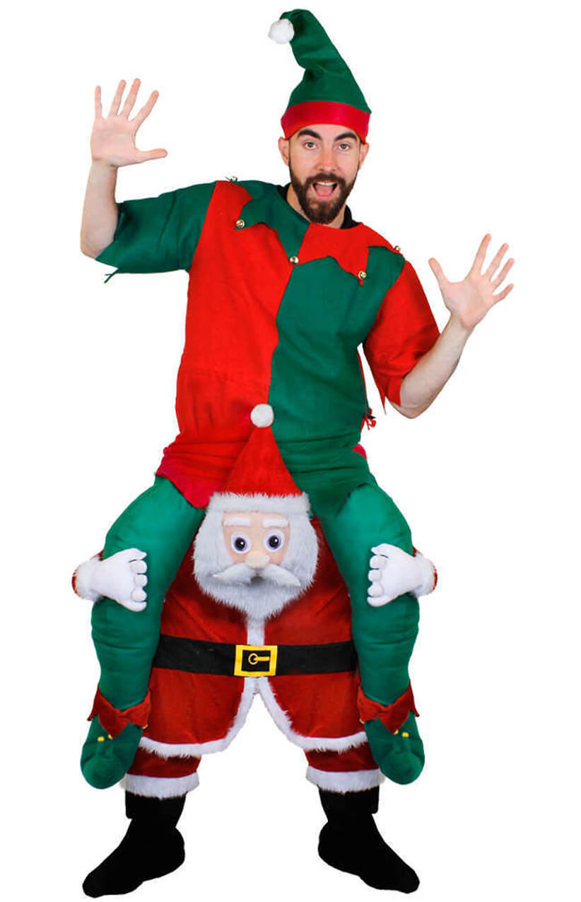 Santa Pick me up Costume with Elf Tunic
