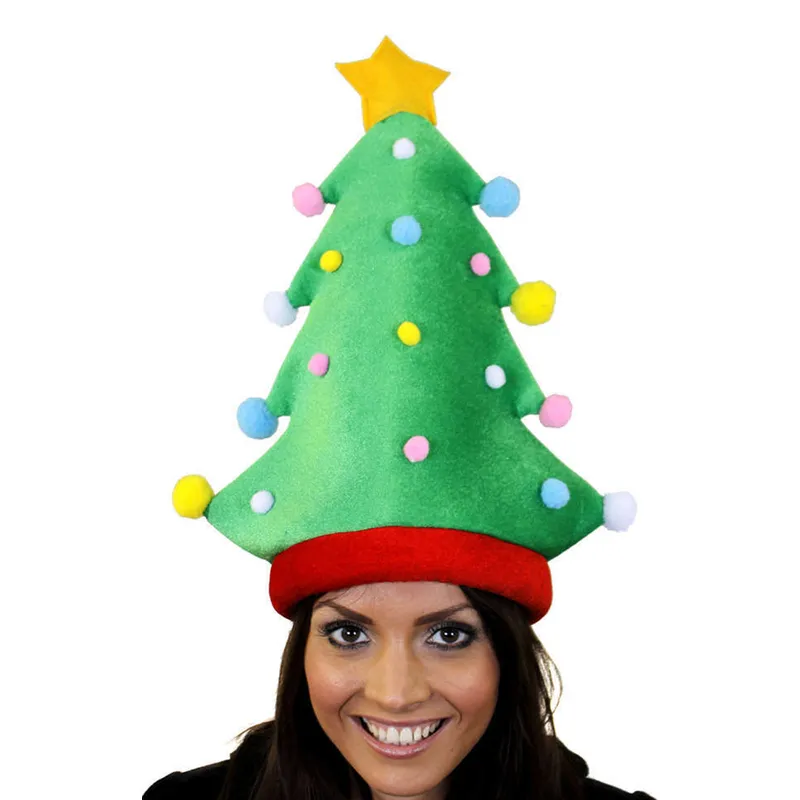 christmas fancy dress hats Christmas Top Hat Decor Lightweight Funny Hats Christmas Costume Headwear for