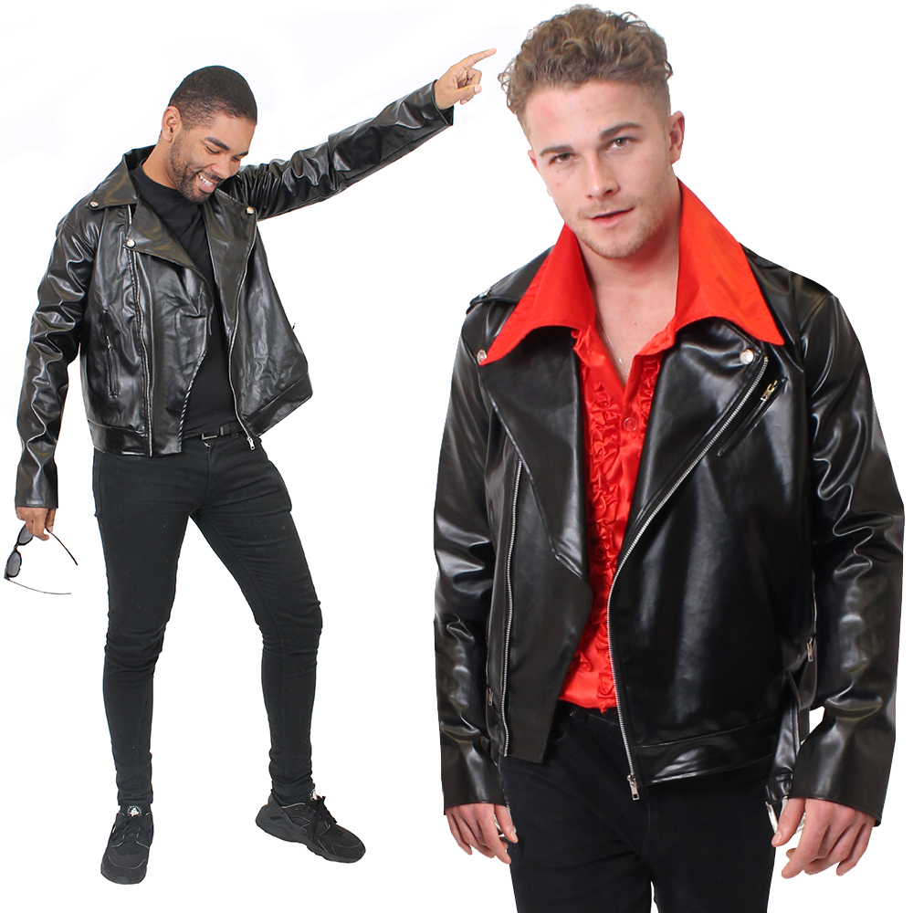 Adults Leather Look Jacket