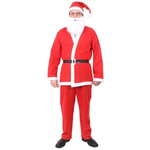 Adults 5 Piece Budget Santa Costume