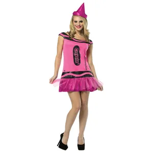Ladies Pink Crayola Costume