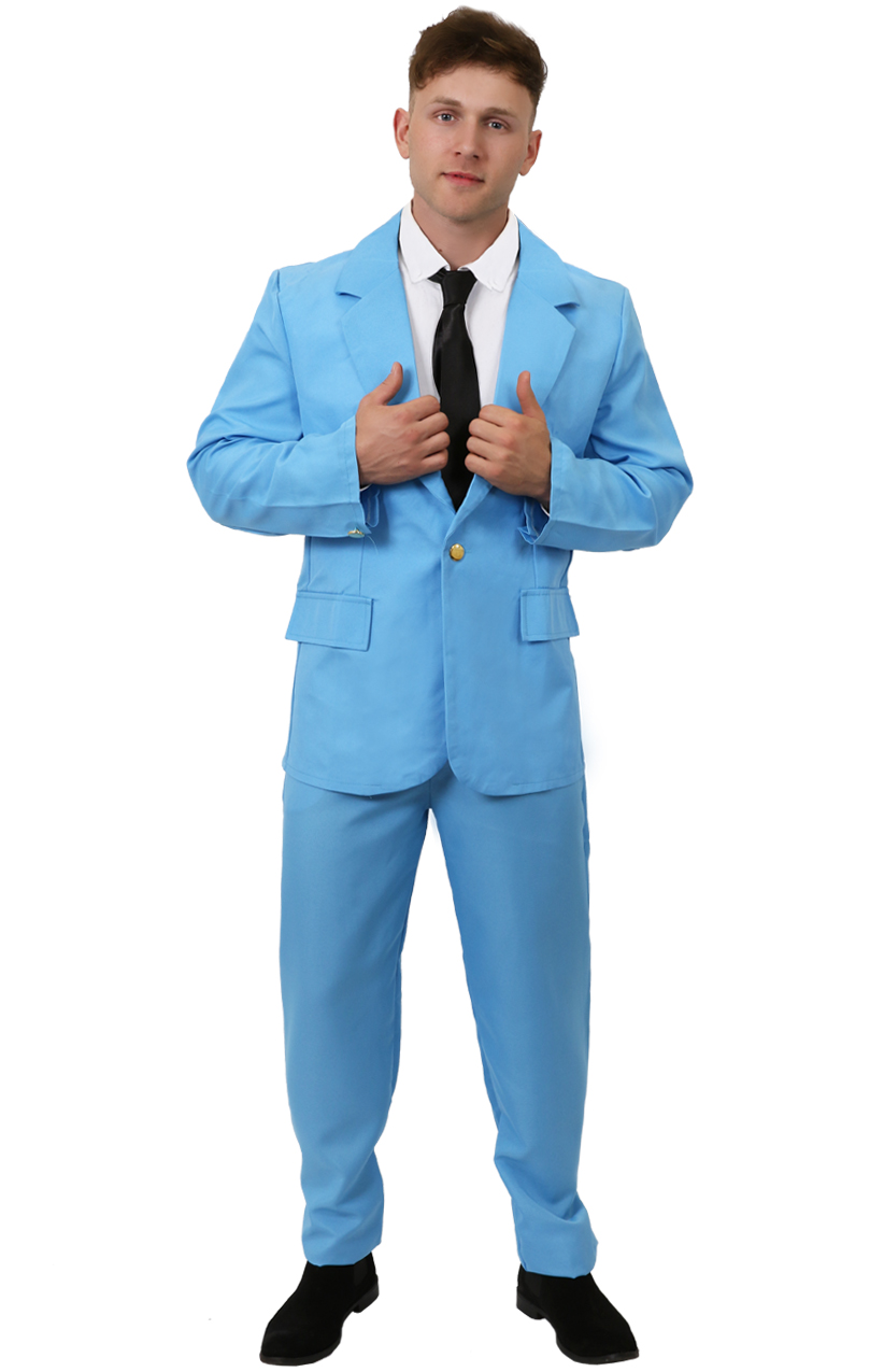 Adults Pale Blue Suit Costume