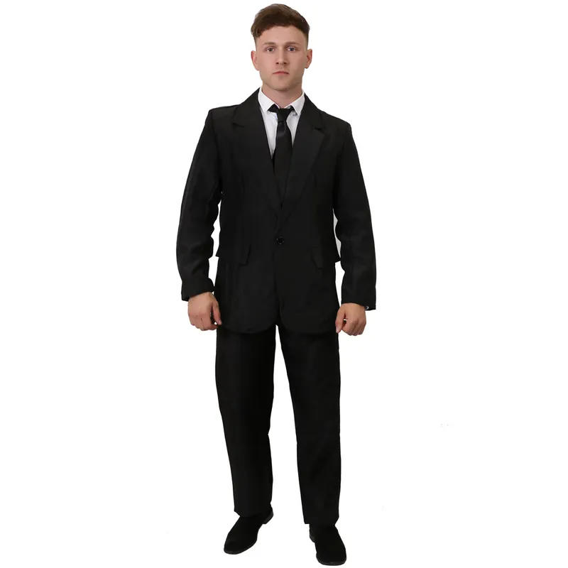 Adults Black Suit Costume | I Love Fancy Dress Adults Black Suit Costume | I Love Fancy Dress