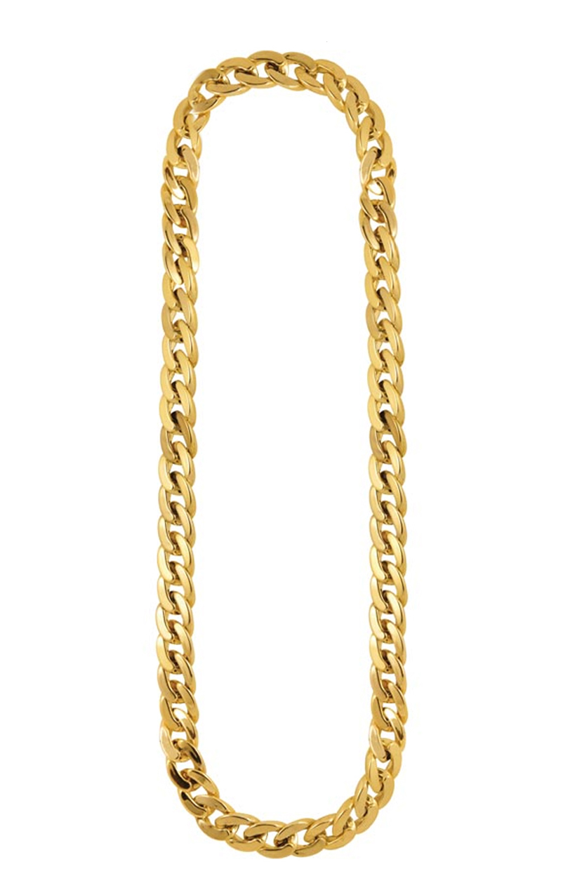 Plastic Gold Chain Necklace