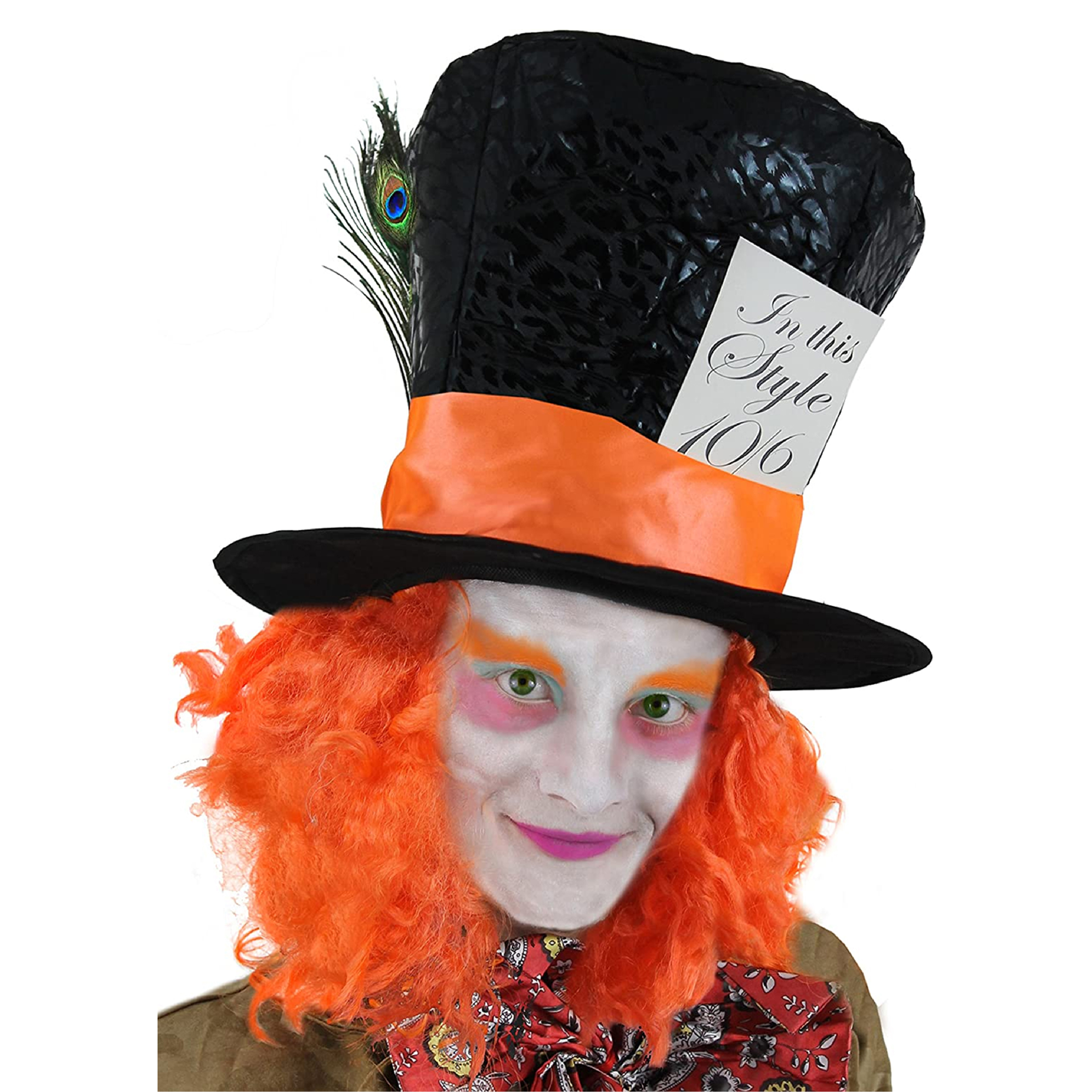 Adults Mad Hatter Hat with Card