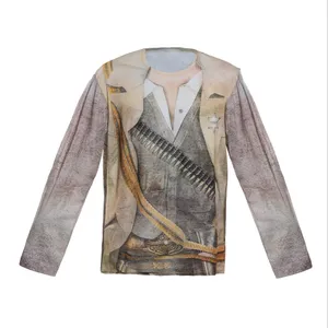 Adults Long Sleeve Western Cowboy T-Shirt