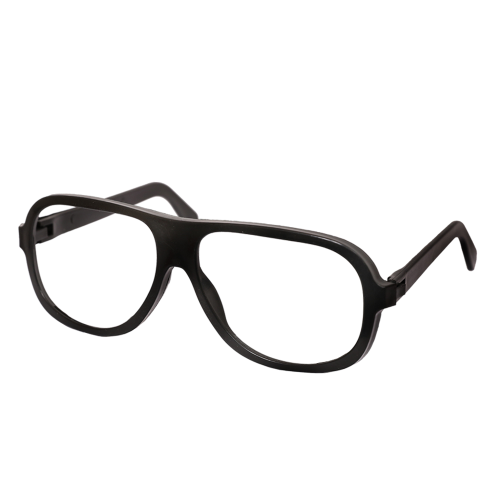 Black Retro Glasses no lens