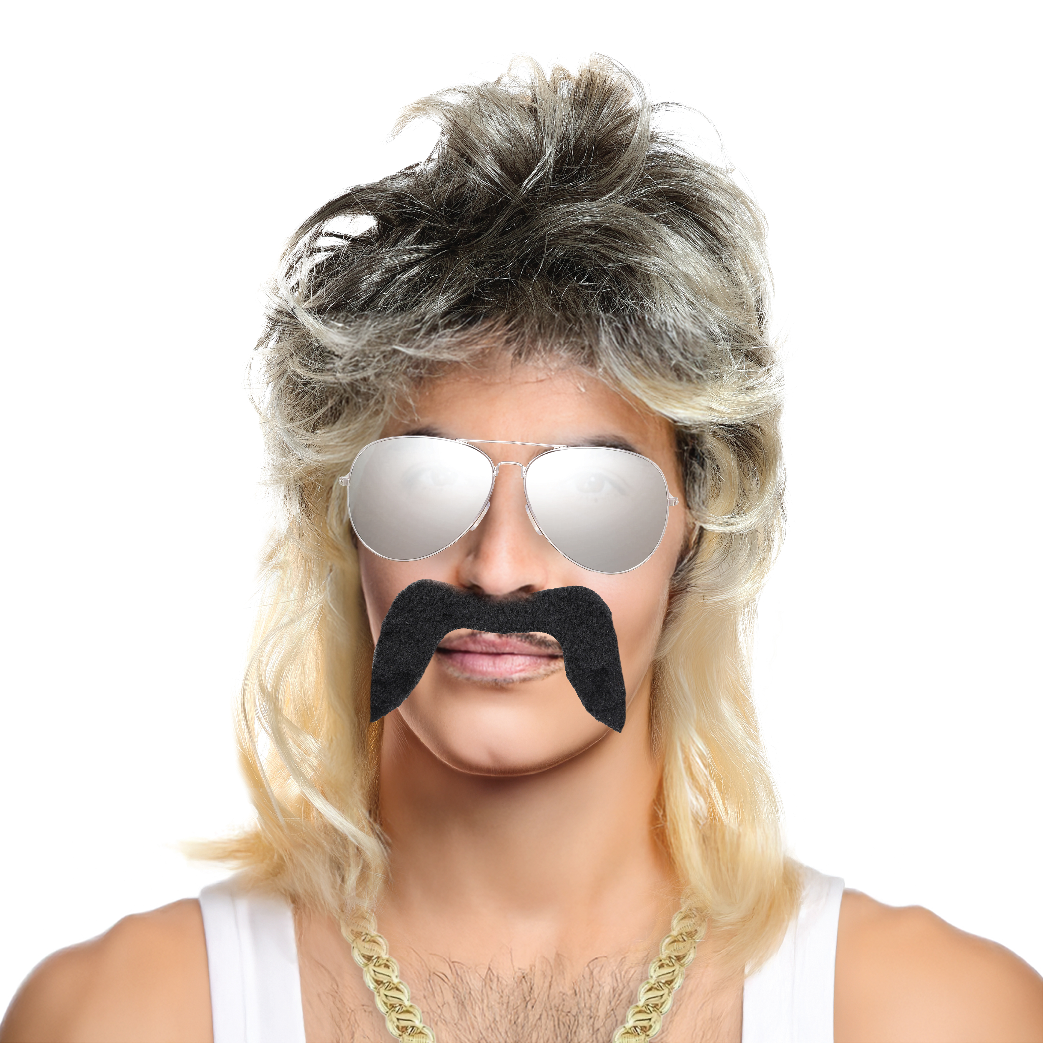 Tiger King Mullet Wig