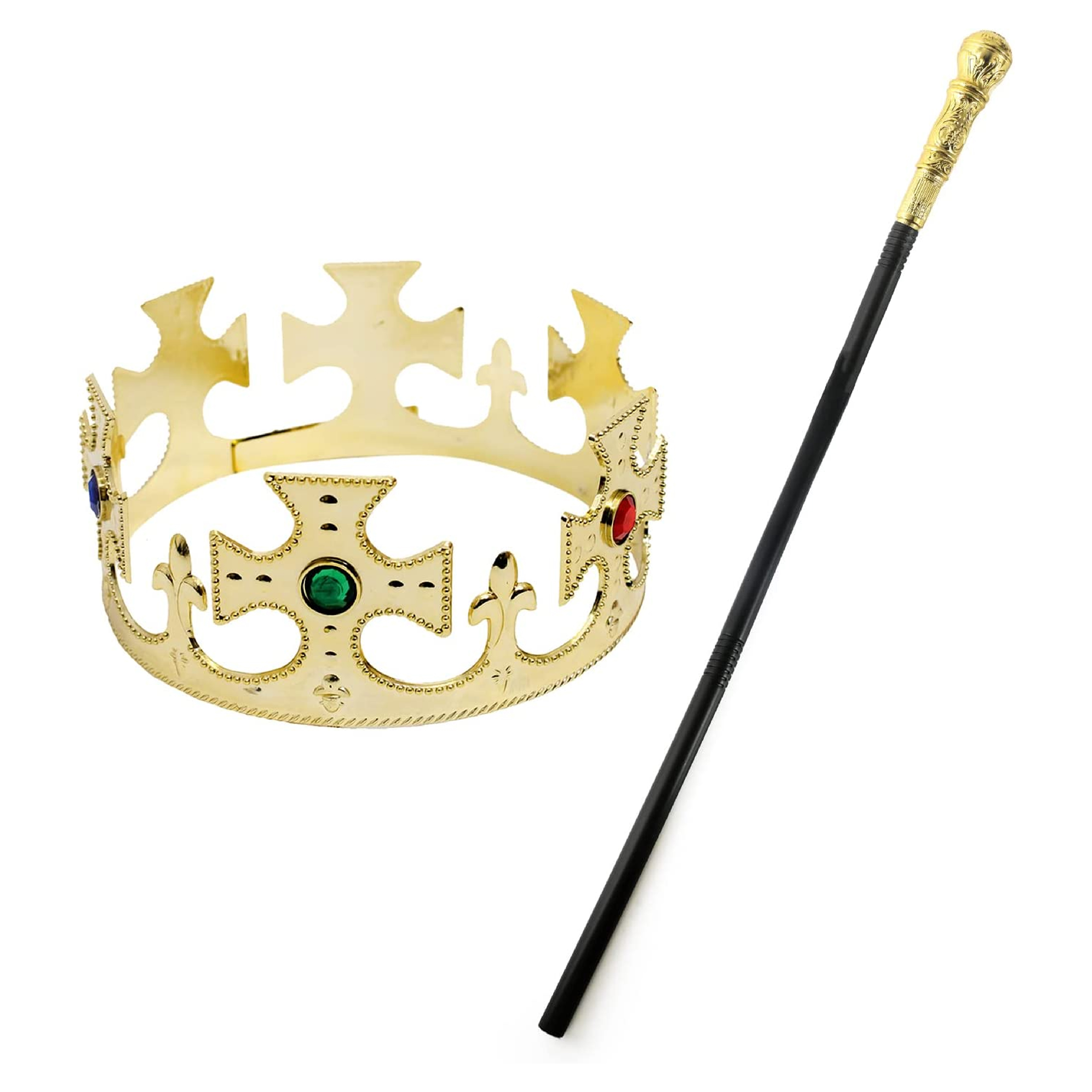 Kings Crown and Gold Top Cane