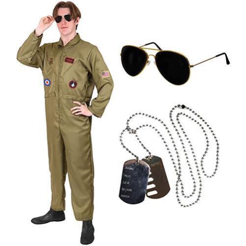 ADULTS PILOT AVIATOR COSTUME US ARMY
