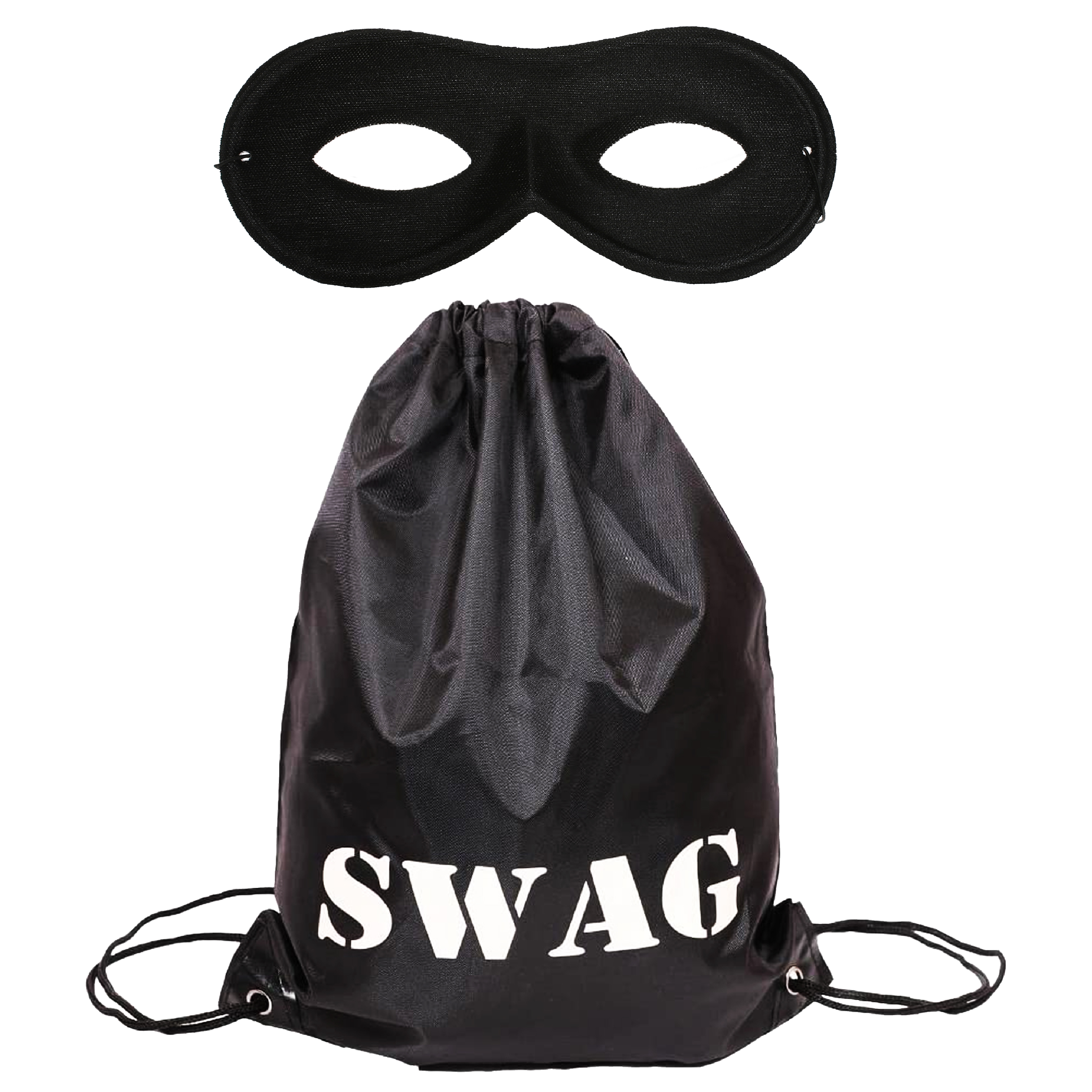 Burglar Fancy Dress Set - Bag and Black Mask