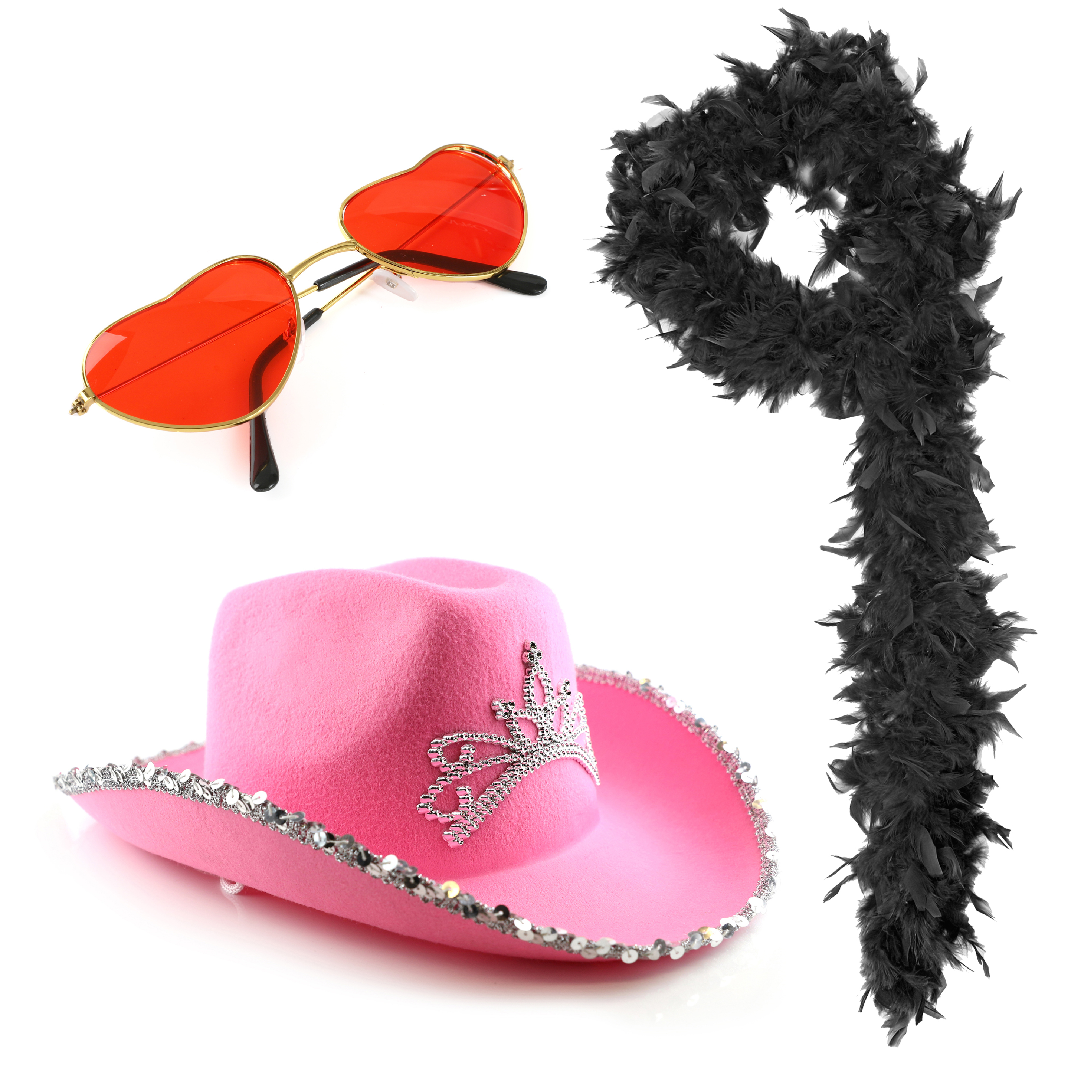 Love on Tour Set - Black Boa