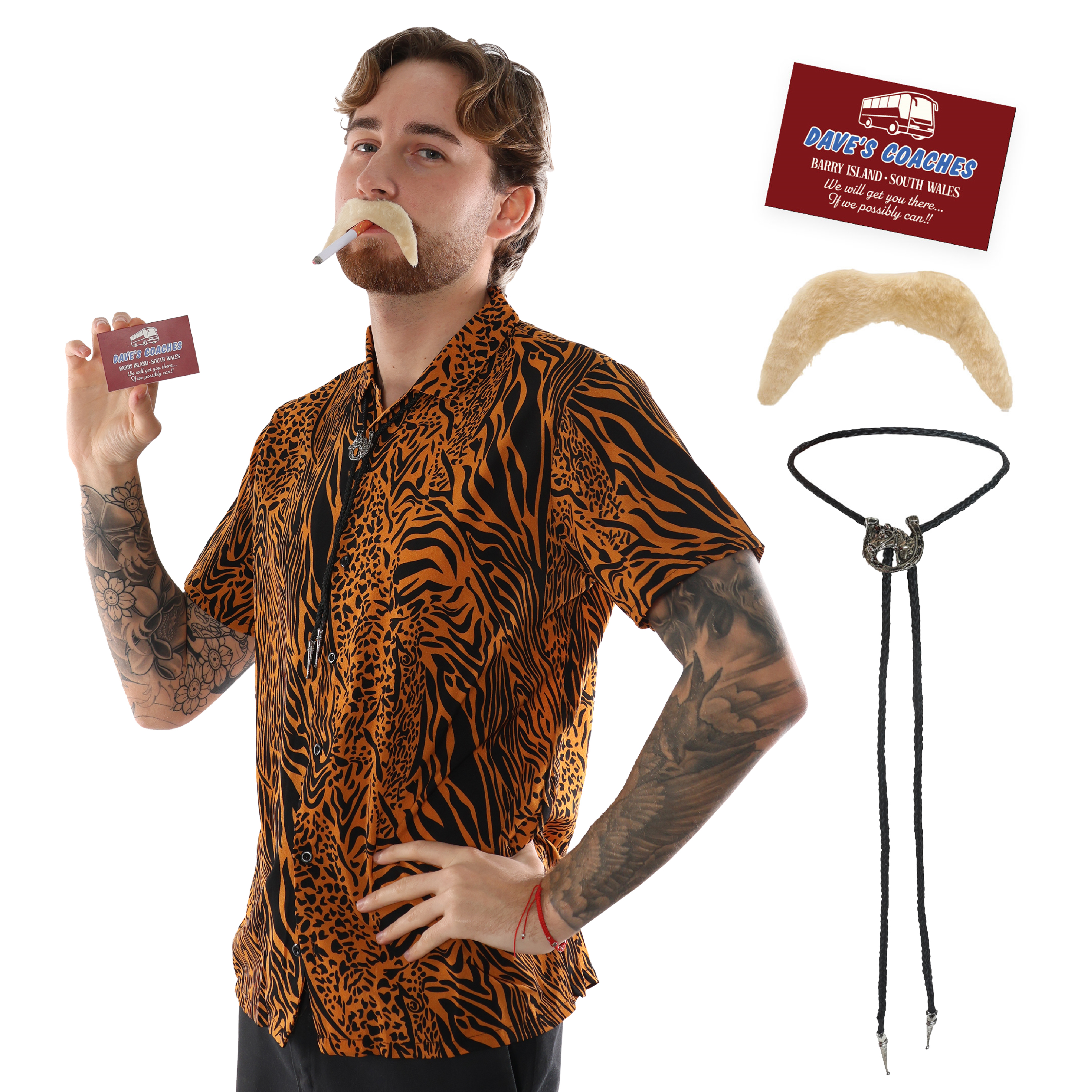 Dave Coaches Costume Set - Gavin & Stacey Inspired Fancy Dress