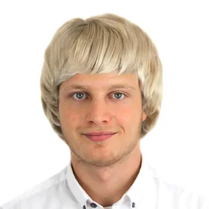 Short Male Wig - Blonde