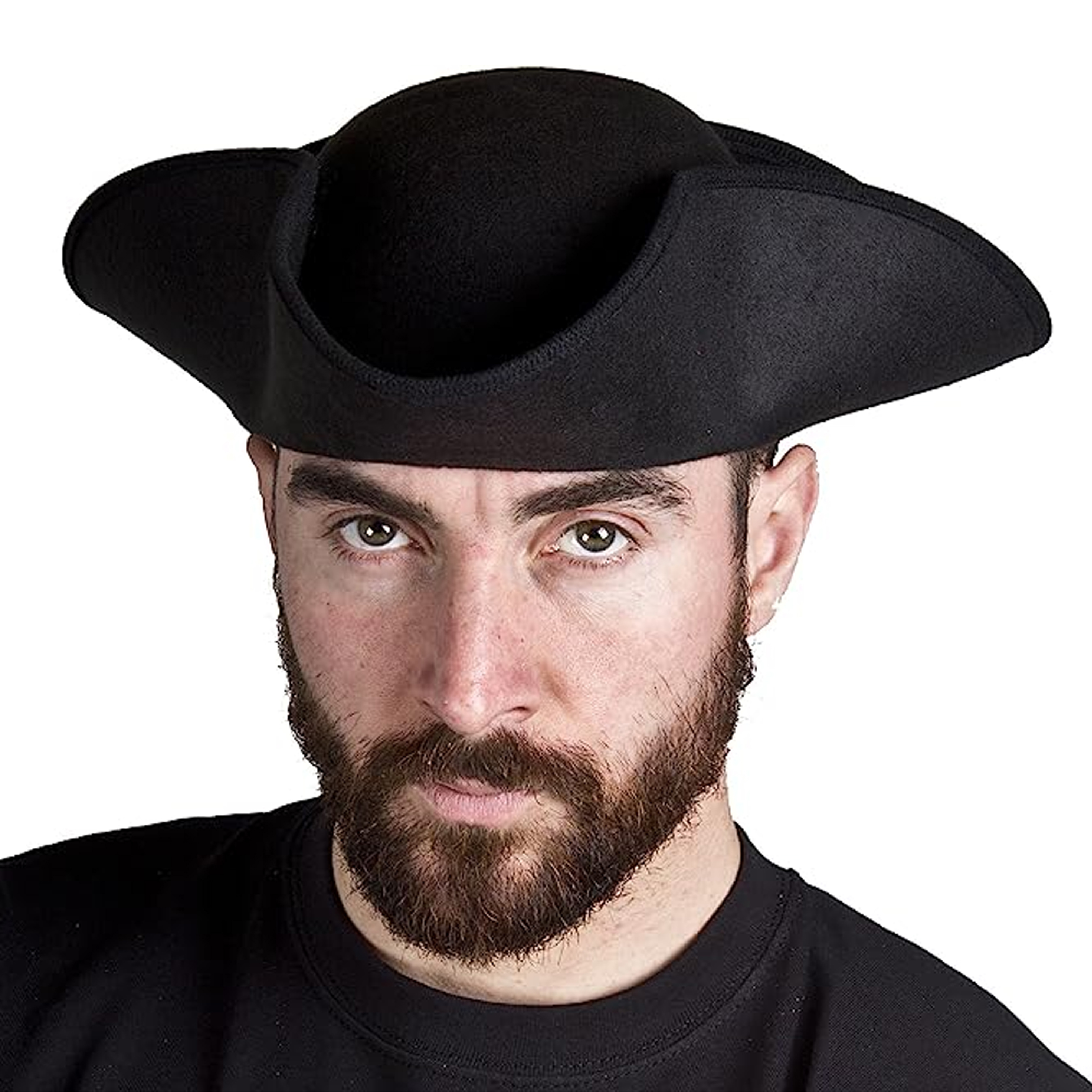 Black Tricorn Hat