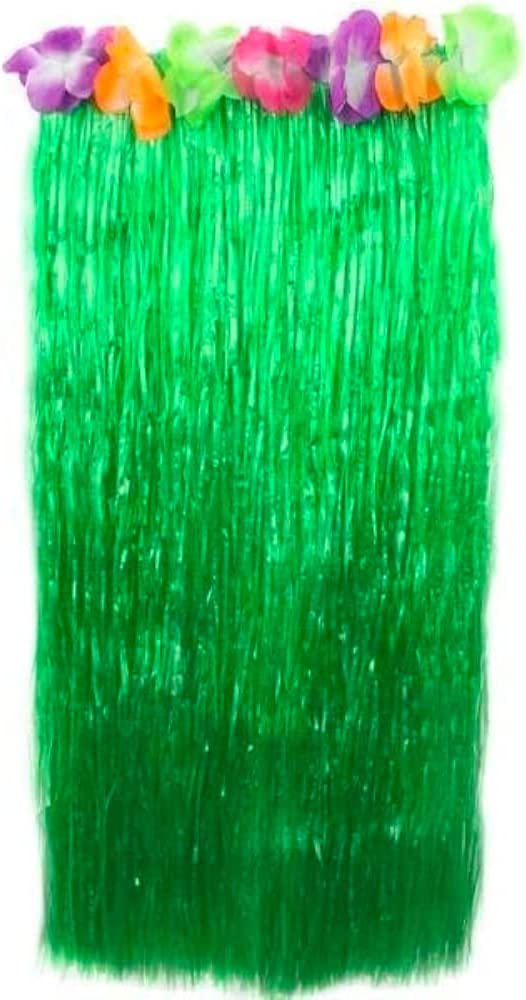 Hawaiian Long Green Hula Skirt