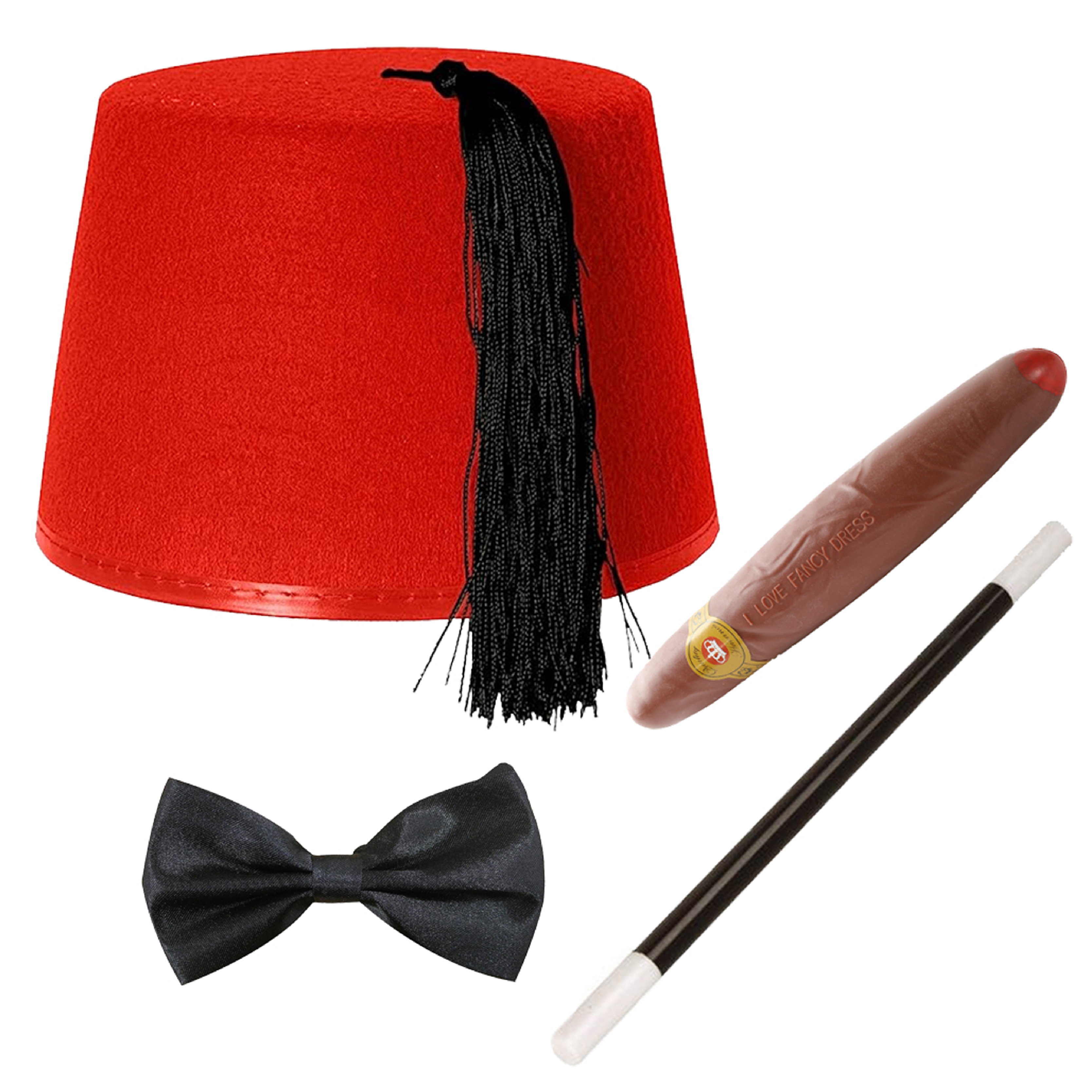 Classic British Comedian Accessory Set