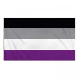 Large 5 x 3ft Asexual Flag