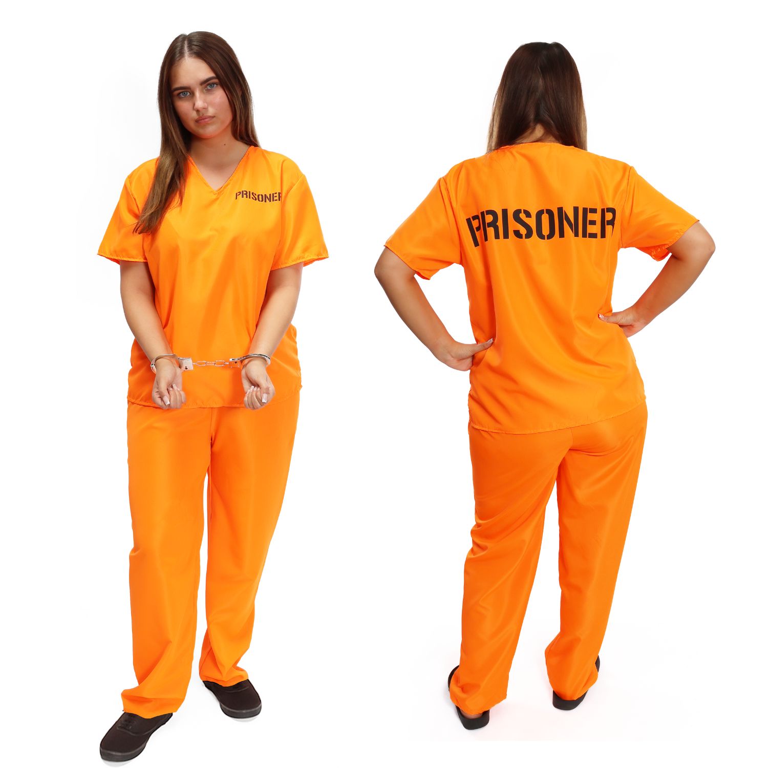 Ladies Orange Prisoner Costume