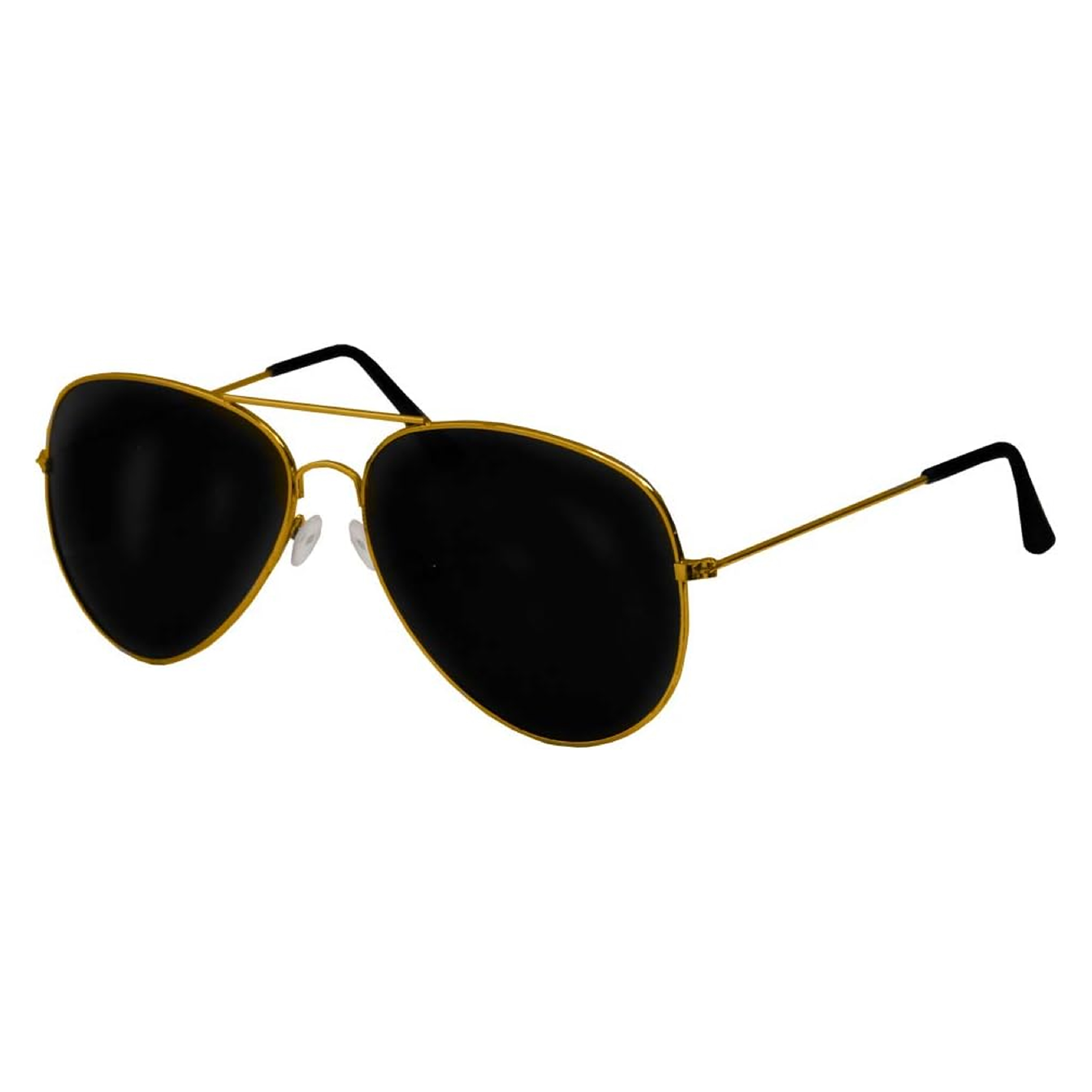Gold Framed Aviator Glasses