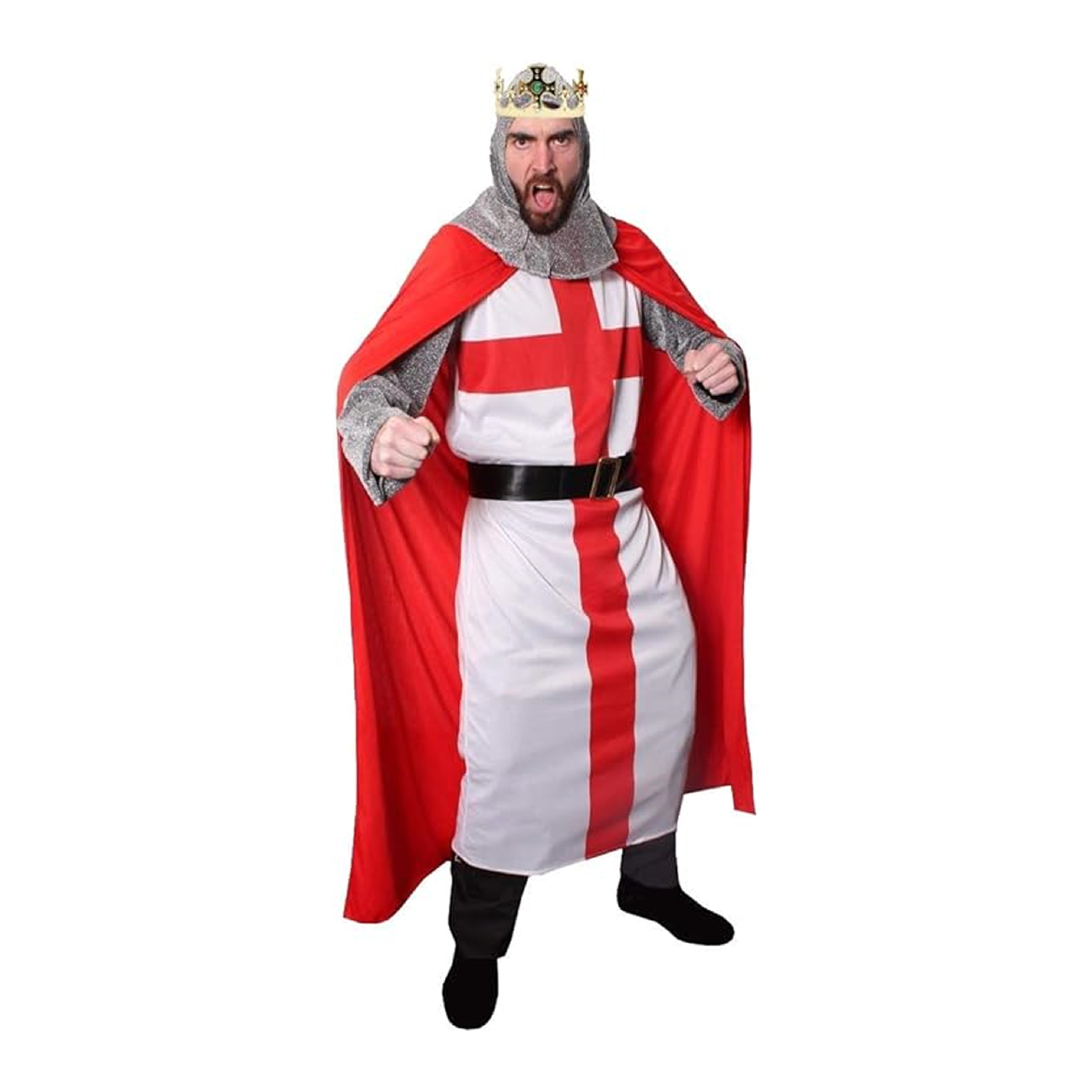 St George Knight Costume & Crown