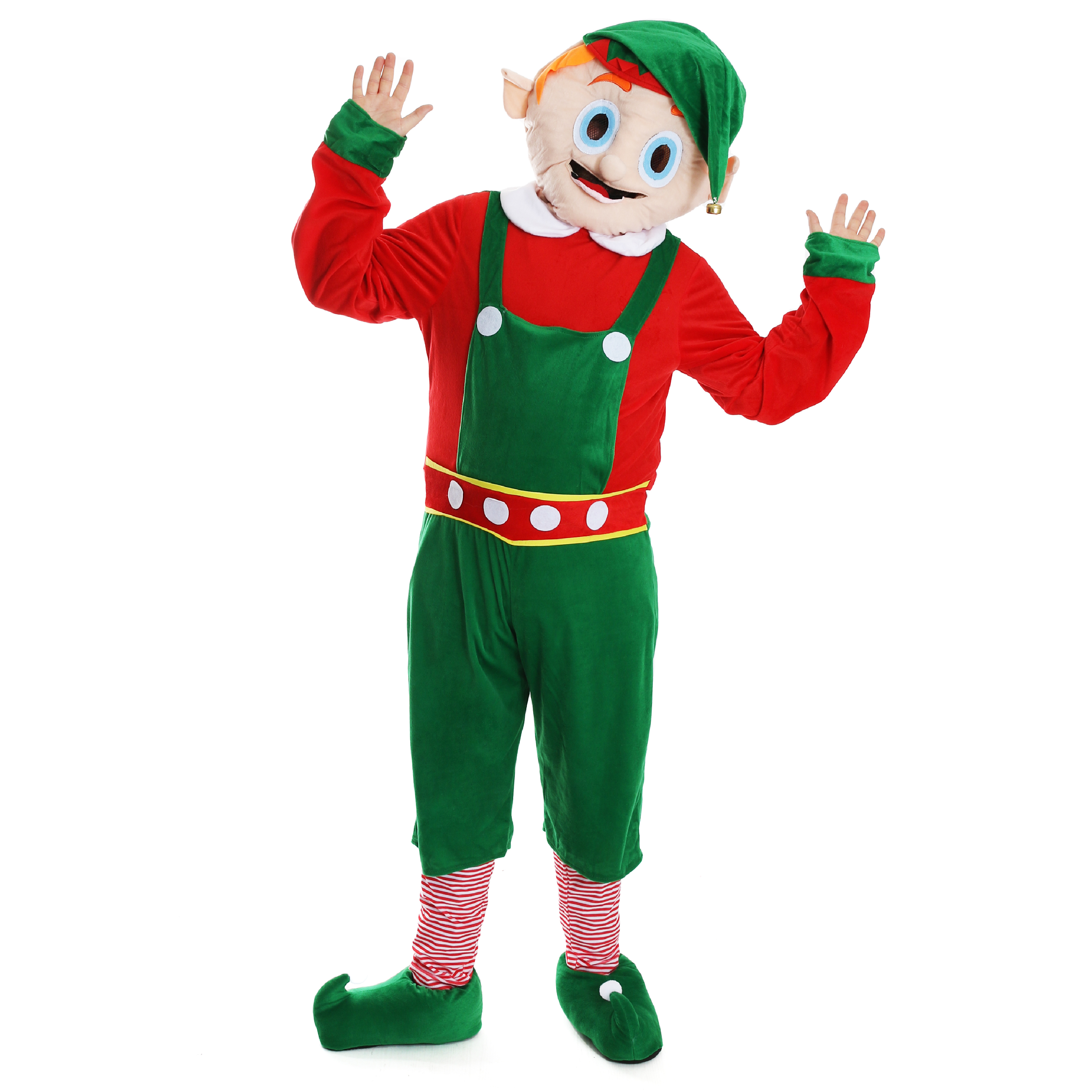 Plush Elf Mascot Costume